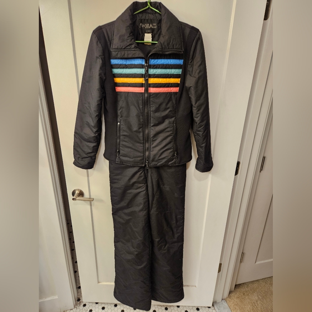Vintage - Head Ski Suit - Tall - Size L - Black